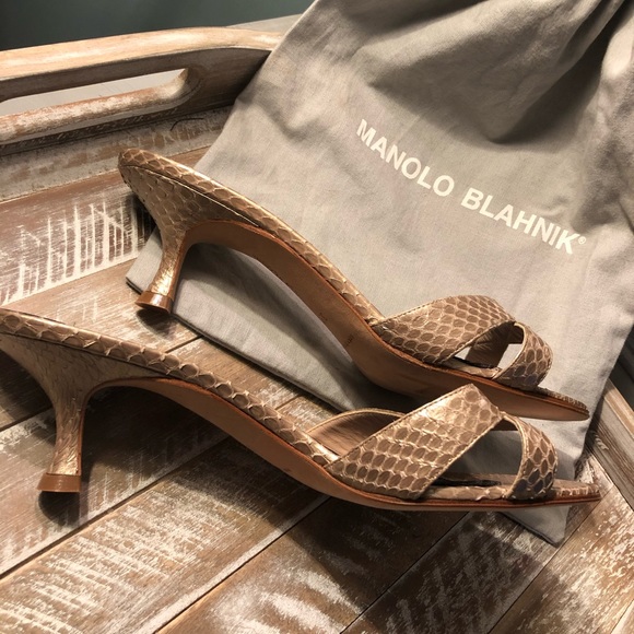 MANOLO  BLAHNIK  ...... slip on sandals - Picture 5 of 8